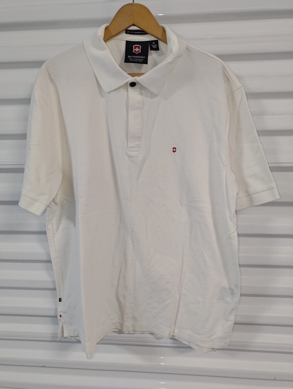 Victorinox 60s 2 Ply Mercerized Pima Cotton Polo Men's Shirt Size XL